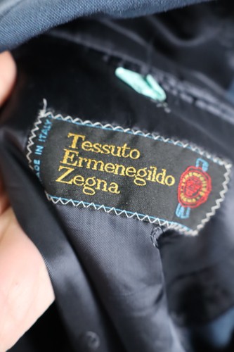 Ermenegildo Zegna Veste Homme Taille 52 Veste Man Made en Italie Casual Vintage - Photo 8 sur 8