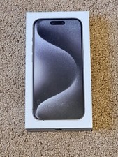 Apple A2848 iPhone 15 Pro Black Titanium 512GB - Empty Box ONLY