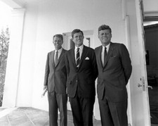 President John F. Kennedy and Robert F, and  Edward Moore 8x10 Photo 87