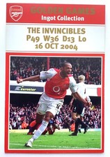 Arsenal Danbury Mint Card The Invincibles Gol...