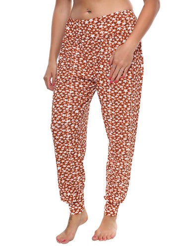 Womens Ali baba Harem New Printed Italian Ankle Cuff Yoga Trousers Baggy Legging - 第 46/111 張圖片