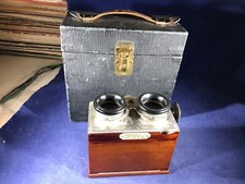 K1-89 VERASCOPE RICHARD / STEREOSCOPE WITH CASE - FRANCE - 45x107 MM3D - 1910
