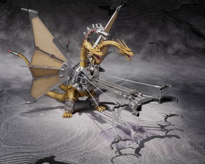 sh monsterarts mecha king ghidorah