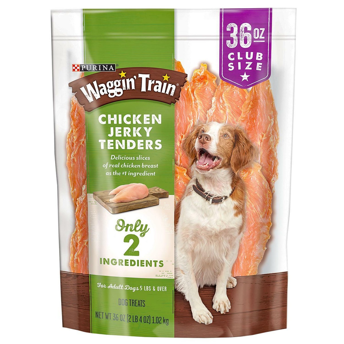 Purina Waggin Train Chicken Jerky Dog Treats (36 Premium