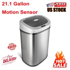 21.1 Gallon Trash Can Motion Sensor Touchless Kitchen Trash Can Garbage Bin 2023