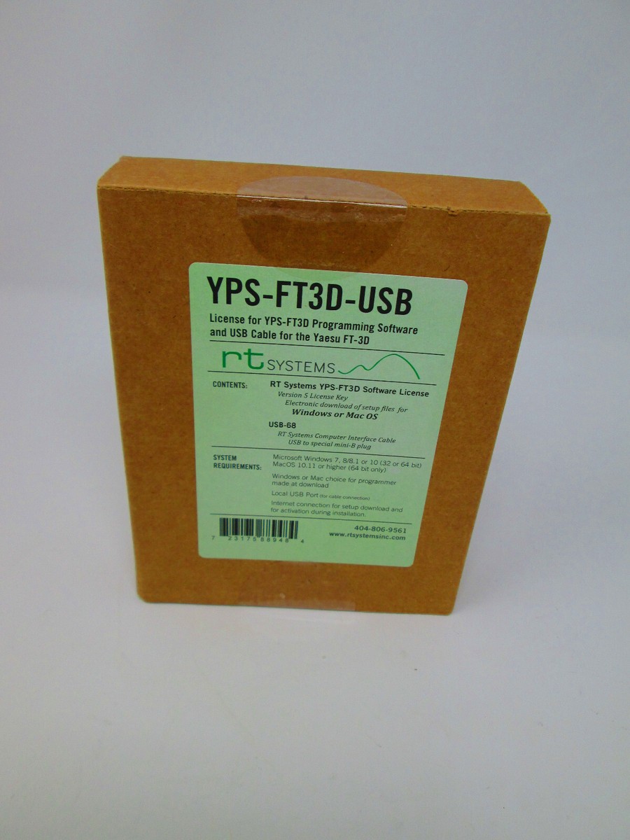 RT Systems Programming Software For Yaesu FT-3DR | USB Cable & Software For Easy Radio Programming