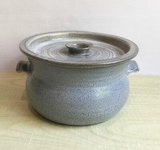 Loch Tay Pottery Andy Burt Studio Pottery Blue Casserole Pot Dish