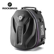 ROCKBROS Motorcycle Tail Bag,Waterproof Hard Shell Rear Seat Bag 12.5L Backpack