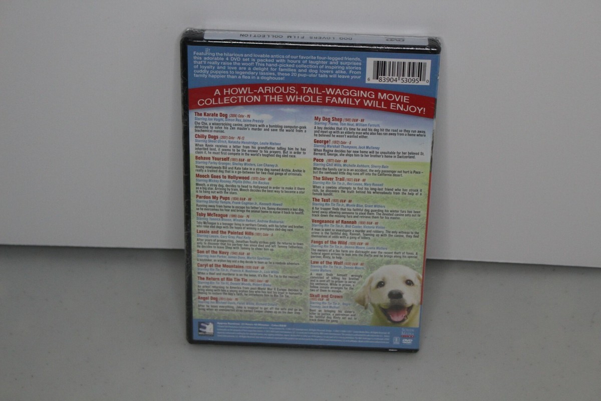 Dog Lovers Film Collection: 20 Movie Set (DVD, 2013, 4-Disc Set