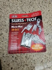 Swiss+Tech ~ Micro Max 19 in 1 Multi ~ Wrenches Screwdrivers  Stainless ~ Pocket