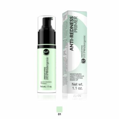 Primer Makeup Foundation Anti-Redness Light Base 30g Vegan Bell HYPOAllergenic