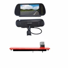 Brake Light Reverse Backup Camera &7'' Rear View Mirror Monitor for Gazelle next