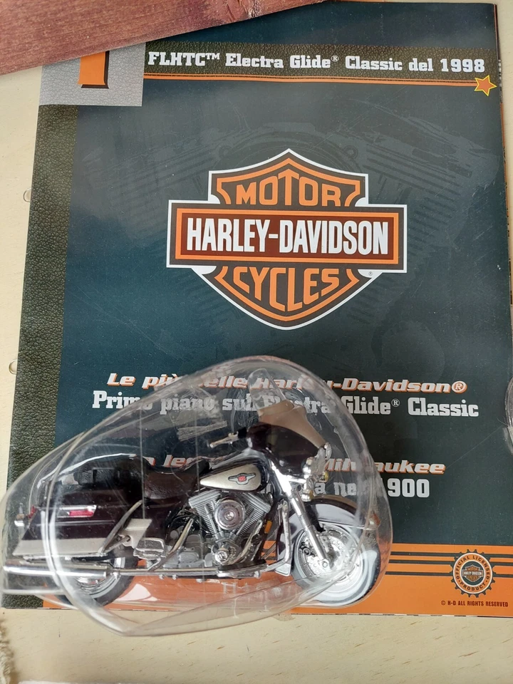 7 MODELLINI HACHETTE HARLEY DAVIDSON CON FASCICOLI MAISTO - Immagine 2 di 4