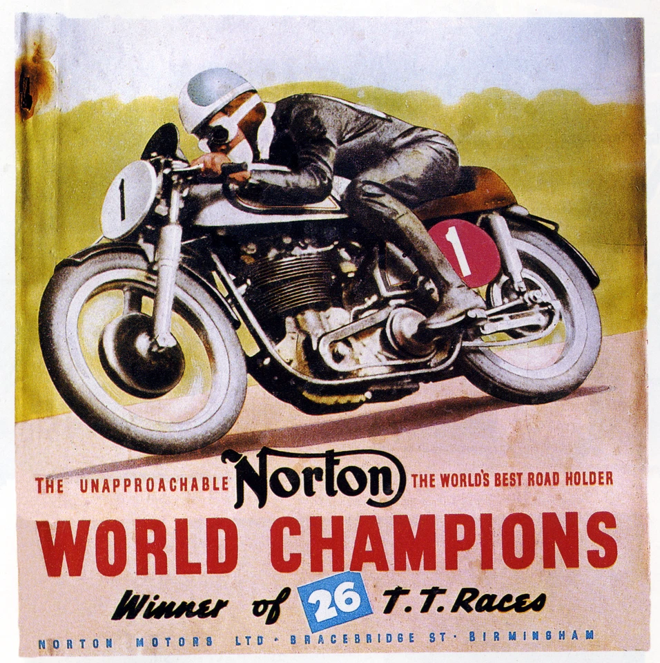 UNKNOWN Norton - World Champions - Motorcycle Racing Poster