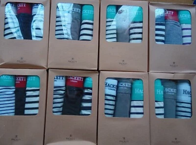 MENS HACKETT 3 PACK BOXERS SHORTS SIZES S TO XL