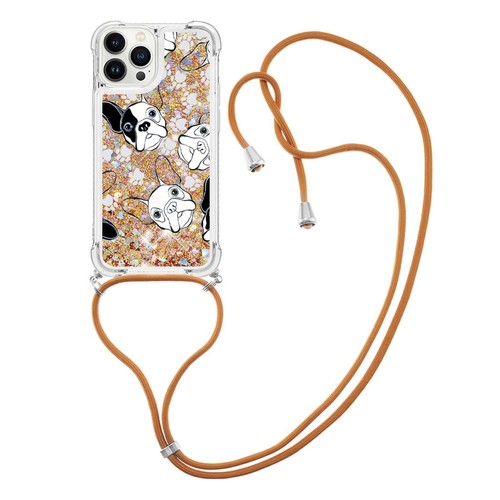 Crossbody Lanyard Quicksand Cool Dog Hot Shockproof Back Case For Various Phone - Picture 7 of 7