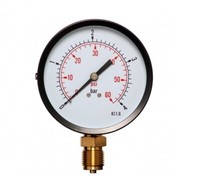 "63Mm 0-60 Psi 0-4 Bar 1/4\" Luftdruck Manometer Druckluftmesser MessgeräT"
