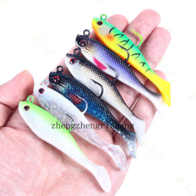 aliexpress fishing lures OriGlam 10pcs Soft Shrimp Lure Rigs Artificial Silicone Soft Bait Shrimp Lure, Artificial Bait Fishing Tackle Hooks Jigs with Hooks for Trout Bass Salmon : Sports & Outdoors 6pcs/pack Soft Rubber Ice Fishing