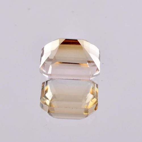 Gemme Ametrina Bolivia Ametrina Naturale Impeccabile 16x12 Bicolore Non Trattate Certificate GIT - Foto 4 di 7