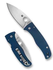 Spyderco Knife Bodacious Cobalt Blue G10 SPY27 Plain Edge C263GPCBL