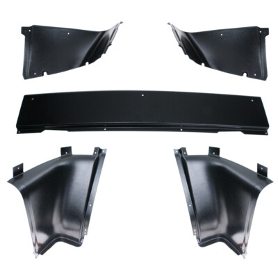 Interior Quarter Trim Corner Panel Upper/Lower Set Mustang Fastback 1967-1968
