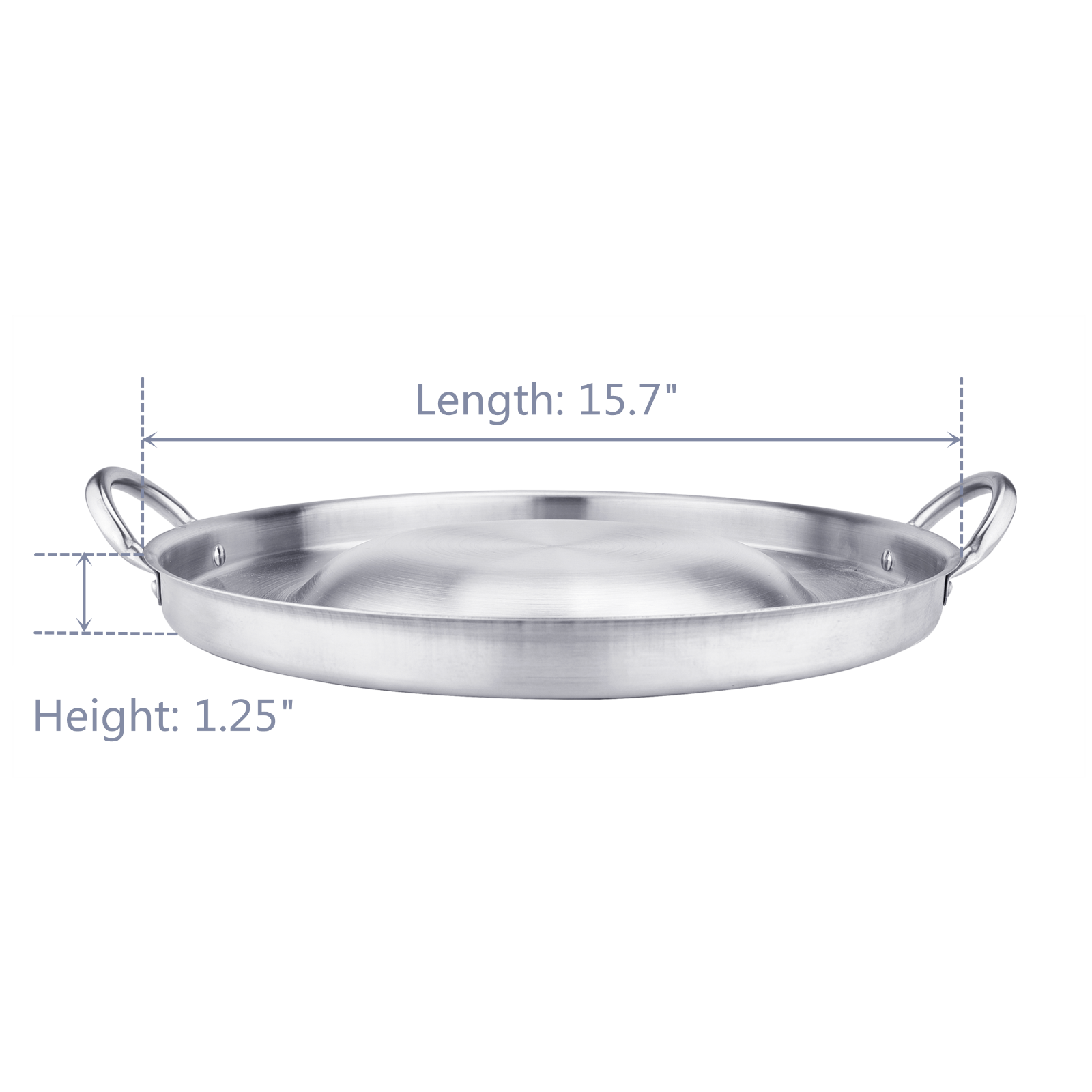 Stainless Steel Wok Comal Cazo Griddle Cook Tortillas Sear Meat 15.7INCH eBay