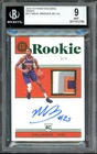 2018 Panini Encased Mikal Bridges #3 /5 Green Rookie Patch Auto BGS 9 RPA POP 1