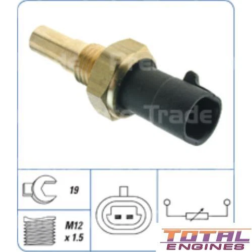 PAT Premium Coolant Temp Sensor fits Daewoo Cielo ATA08V 1.5L 4Cyl G15MF - Picture 2 of 2