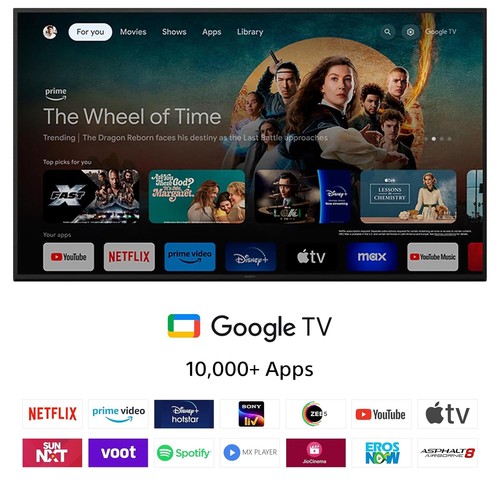 Sony BRAVIA 80 cm (32 inches) HD Ready Smart LED Google TV BLACK - Picture 6 of 13