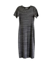 Reformation Perry Knit Midi Dress Gray Size Medium