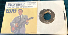 Elvis Presley: Devil in Disguise/Please... 45 RCA Victor/US w/picture sleeve VG+
