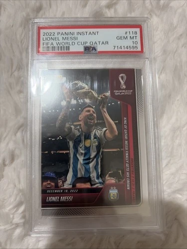 World Cup Lionel Messi 2022 Panini World Cup Lionel Messi #118