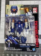 Transformers Titans Return Triggerhappy & Blowpipe Headmaster deluxe class MOC