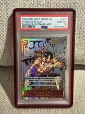 Portgas D. Ace Manga Alt Art 013 PSA 10 - One Piece PRB01 2024