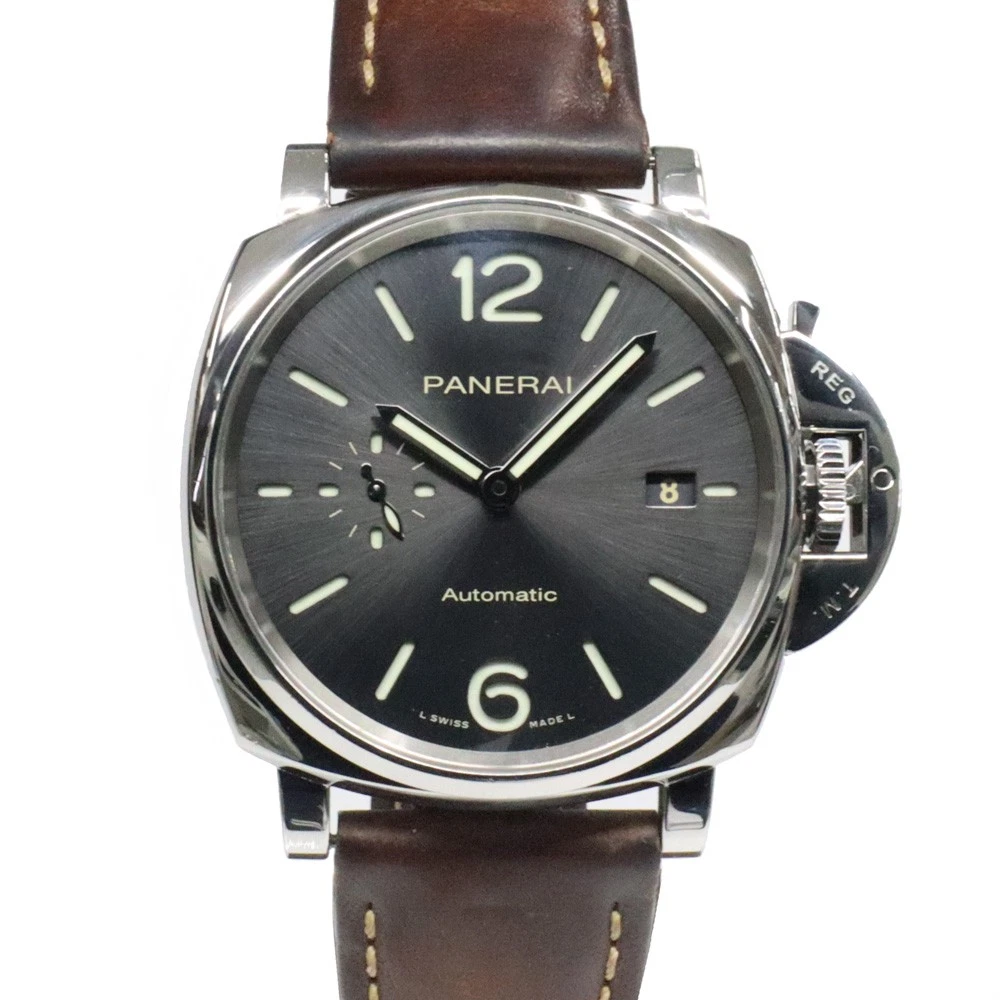 Panerai — Panerai Luminor PAM00904 42mm SS Gray Dial Watch #UW251