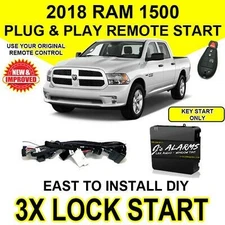 Js Alarms 2018 Dodge Ram 1500 Plug & Play Remote Car Starter DIY Install CH10