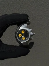 SUPER RARE Unique Men's Watch Chronograph Watch New Y2K - Black