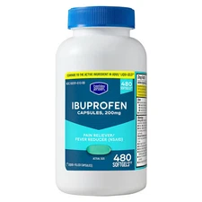Ibuprofen 200mg 480 ct Pain Reliever NSAID Compare to Advil Liquid-Gels Exp-1/28
