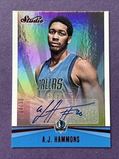 2016-17 Panini Studio /30 Magenta AUTO #31 A.J. Hammons Dallas Mavericks