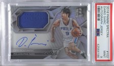 2016-17 Panini Spectra Rookie Jersey 70/300 Dario Saric #102 PSA 9 MINT Auto m5x