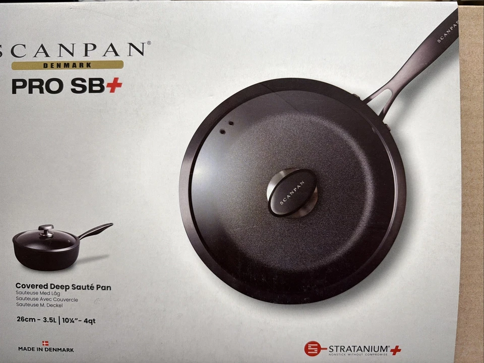 Sartén profunda cubierta Scanpan Pro SB+ 10,25 pulgadas, 4 qt Foto 2 de 3
