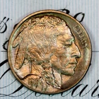 * 1915-P * SOLID+ GEM BU MS BUFFALO NICKEL * FROM ORIGINAL COLLECTION