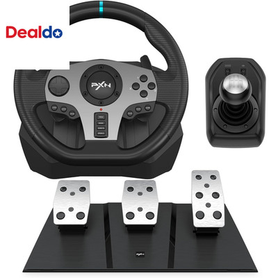 Racing Wheel - Steering Wheel  Driving Wheel 270°/ 900° Degree Vibration Gaming
