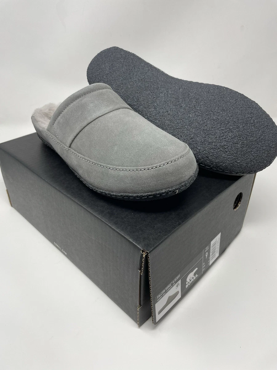 Sorel Men\'s Grey Suede Loafer Slippers Size 11 Comfy Loungewear SOREL Dude Moc Slipper - Men main image 3