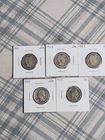 4 silver quarters and wartime nickel including low mintage 1913/1913-d barber...