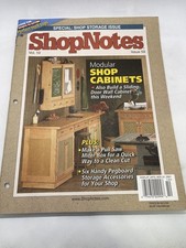 ShopNotes Magazine Nov 2001 Issue 59 Shop Storage Cabinets Woodworking DIY