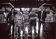 Uriah Heep ROCK BAND autographs, In-Person signed photo