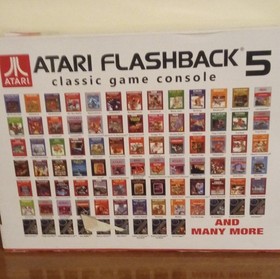 Atari Flashback 5 Game Console Black/Orange w/ 92 Games & 2 Wireless Controllers