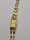 Seiko Vintage Ladies' Gold Tone Watch 2E20-7479. New Battery. 7" Band