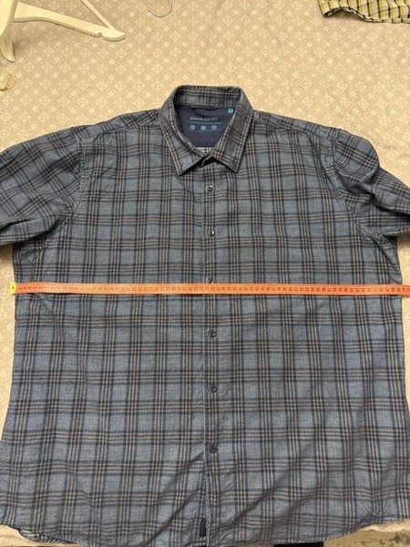Men Pierre Cardin Shirt Navy Cotton 46